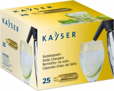 Produktbild von Kayser Co2-Sodawasserkartuschen 25 Stk.