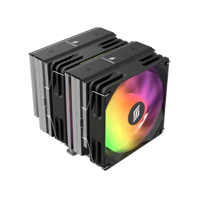 Image de Silentware Titan CPU Cooler, Dual-Tower, 6 Heatpipes en cuivre, 2x 120mm PWM A-RGB Fan, Compatible avec Intel LGA 115X/1200/1700/1851 et AMD AM4/AM5
