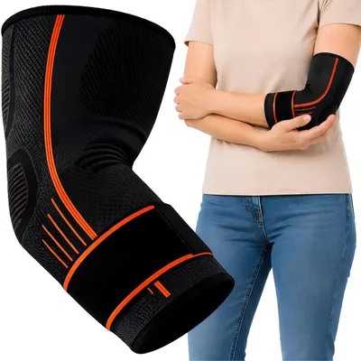 Image de Bandage de Compression pour Coude PS-40920 - Confort et Soutien Sportif KP40920