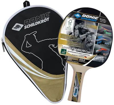 Produktbild von *TT-Schläger LEGENDS Gold Premium Line inkl. Hülle