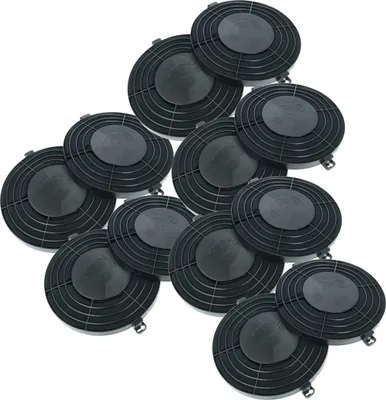 Produktbild von vhbw 12x Aktivkohlefilter Ersatz für IKEA 604.019.57, Nyttig FIL 900 für Dunstabzugshaube - 25,5 cm