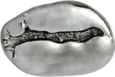 Produktbild von Männer Frauen Kaffeebohne Brosche Anstecknadel Denim Kragen Hemd Abzeichen Schmuck Dekor-Schwarz