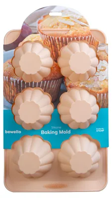 Produktbild von Silikon-Muffin-Backform - Cupcake-Form - Cupcake-Backen 30 x 19 x 4,1 cm 1 Stück [57534P].