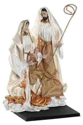Obrázok produktu pre Vianočná postieľka Home ESPRIT White Gold 27 x 24 x 40 cm