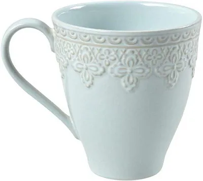 Immagine prodotto di Tazza da caffè in Vetroceramica - 370 ml - Blu e bianco