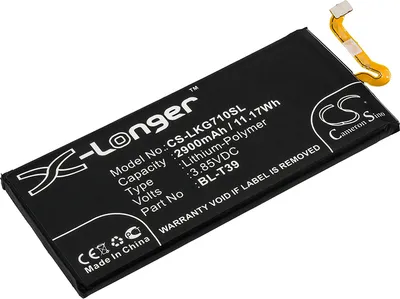 Obrázok produktu pre TECHTEK Batéria kompatibilná s [LG] Arena 2, Aristo 4 Plus, Aristo 4+, Escape Plu, Escape Plus LTE, G7 Fit, G7 Plus ThinQ, G7 Plus ThinQ Dual SIM,