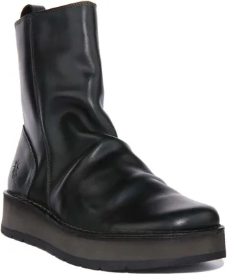 Produktbild von Fly London RENO053 Frauen Plattform Sohle Stiefelette Benz – 4 Großbritannien - 37 EU - 6,5/7 US / Benzin