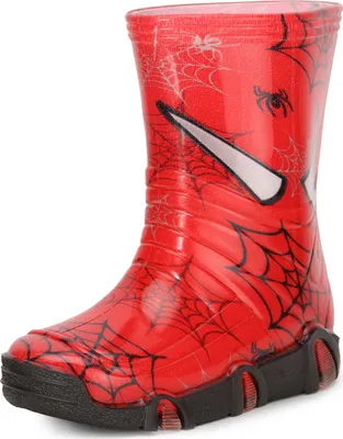 Produktbild von Ladeheid Kinder Mädchen Jungen Gummistiefel Gefüttert Swk2020BW (Rot Spinnen 39, 21/22)