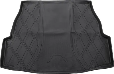 Produktbild von Flache Cargo-Liner Heckkofferraummatte Kofferraumladung Gepäckstiefelmatte Diamantmuster für Toyota RAV4 2019-2024 rutschfest