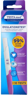 Produktbild von Testamed Ovulationstest Urin 10 St