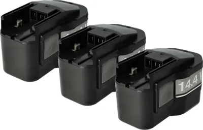 Produktbild von vhbw 3x Akku kompatibel mit Milwaukee 0613-20, 0613-24, 0612-22, 0612-26, 0516-52, 0612-20, 0516-20, 0516-22 Werkzeug (1500 mAh, NiMH, 14,4 V)