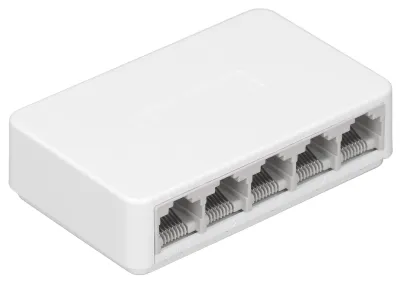 Productafbeelding van 100 m Ethernet Hub Netwerkschakelaar, ultrasnel 1,0 Gbps met 5 poorten