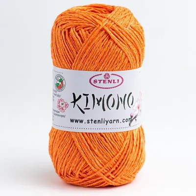 Obrázek produktu pro Stenli Kimono Yarn Mango, měkká a odolná, pro vzdušné letní projekty