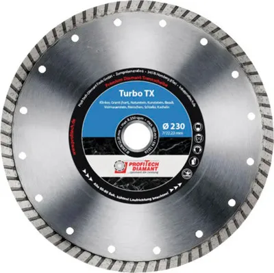 Produktbild von Diamanttrennscheibe Profitech Diamant Turbo TX Ø 125x22,23 mm