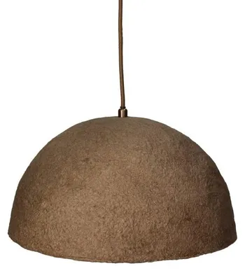 Productafbeelding van Pomax Tierra hanglamp, bruin, Ø 36,5 x H 18,5 cm