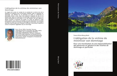 Produktbild von L'obligation de la victime de minimiser son dommage
