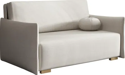 Produktbild von MIRJAN24 Sofa Viva Glov III, Schlafsofa mit Bettkasten und Schlaffunktion, Holzfüße, inkl. Kissen, 3-Sitzer (Farbe: Soul 01)