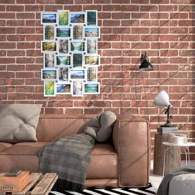 Produktbild von Famanu Fotoliste Collage - Weiß, für 24 Fotos