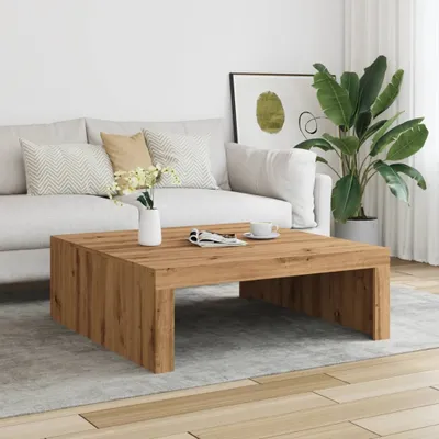 Produktbild von "Winterschlussverkauf "Couchtisch - CLORIS - Wohnzimmertisch - Robust und langlebig - Artisan-Eiche 100x100x35 cm Holzwerkstoff - NeuMöbel6989667