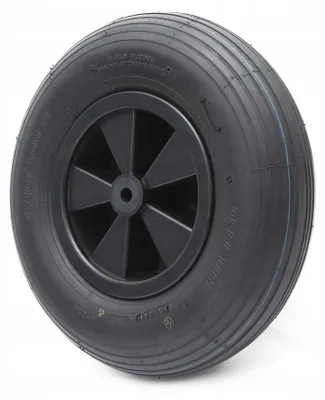 Image de Roue en plastique 4.80/4.00-8 avec pompe à air
