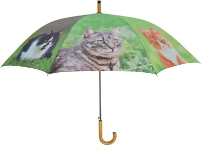 Immagine prodotto di Gatti da ombrellone Esschert Design, realizzato con materiali "poliestere, metallo e legno", 120,0 x 120,0 x 95,0 cm
