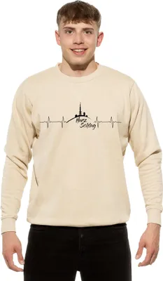 Produktbild von Cotton Prime® Sweatshirt Harzschlag M Beige