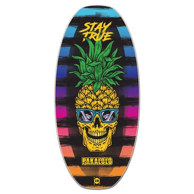 Zdjęcie produktu dla Drewniana deska do nauki pływania ślizgania i freestyle SKIMBOARD Pakalolo Stay True do 55 kg