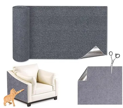 Produktbild von Kratzschutz Katze selbstklebend, Katzen Kratzmatte zum Zuschneiden 30x100 cm, Möbelschutz für Sofa, Möbel, Wände und Türen, kratzfest