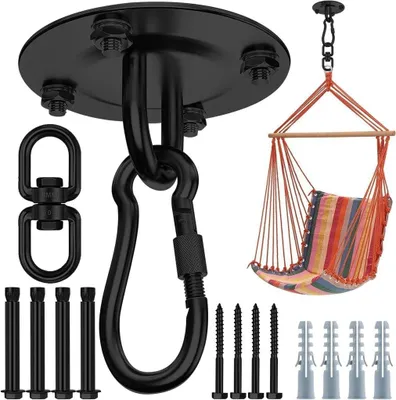 Produktbild von Drehbarer Deckenhaken um 360 Grad für Hängesessel und Boxsack