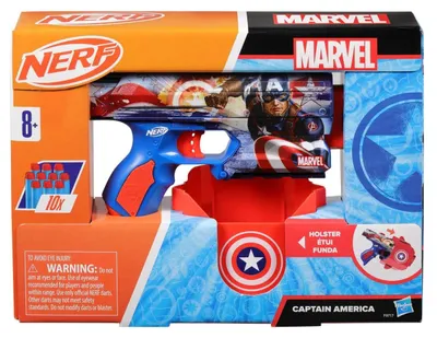 Produktbild von Nerf Captain America, Spielzeug-Zerstörer, 8 Jahr(e), 99 Jahr(e), 263 g