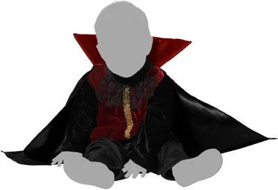 Produktbild von Atosa Vampirkostüm Rot 6-12 Months Rot 6-12 Months