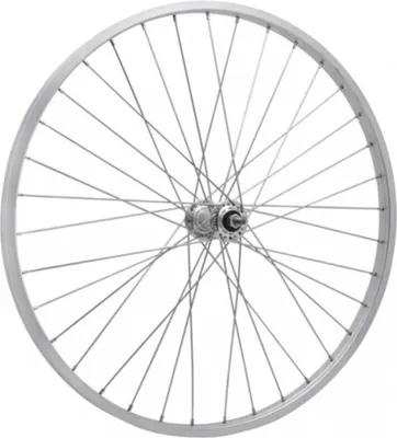 Obrázek produktu pro Kolo zapletené 26" 559-21 zadní 36 děr stříbrné Union/CnSpoke