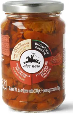 POMIDORY SUSZONE W OLIWIE BIO 330 g (160 g) - ALCE NERO