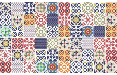 Image de Autocollants décoratifs pour meubles – Autocollants pour la cuisine et le salon – 60 autocollants décoratifs LOLINA – 60 autocollants de 20 x 20 cm