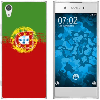 Produktbild von PhoneNatic Case kompatibel mit Sony Xperia XA1 Silikon-Hülle WM Portugal M8