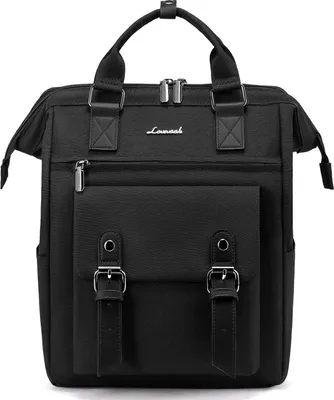 Image de LOVEVOOK Femme Sac à dos 14 pouces pour ordinateur portable Noir