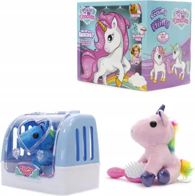 Produktbild von Plüsch Einhorn im Transportbox-Set - Kuscheltier mit Bürste zum Kämmen & Pflegen