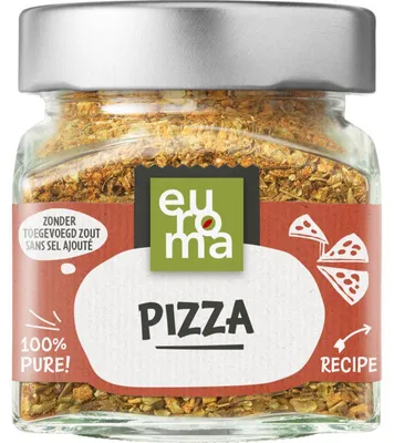 Produktbild von Euroma Pizza Gewürzmischung 42 g – Aromatische Kräuter für perfekten Pizzageschmack