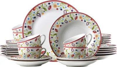 Produktbild von Kaffee- und Tafelservice 30 tlg. Doppio Shanti