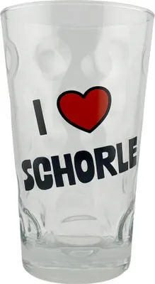 Produktbild von I love Schorle Dubbeglas 0,5 L (klar) - Pfalz Schorleglas