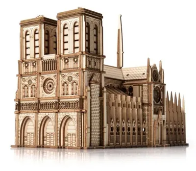 Produktbild von Little Story 3D-Holzpuzzle: Kathedrale Notre-Dame