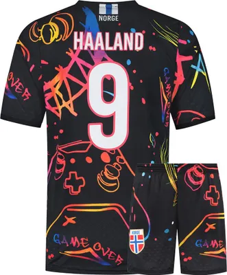 Image de Ensemble maillot de football de Norvège Haaland - Gaming - Enfants et adultes - M