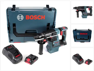 Obrázok produktu pre Akumulátorové rotačné kladivo Bosch GBH 18V-26 18V 2,6J SDS plus Brushless + 1x akumulátor ProCORE 4,0 Ah + nabíjačka + L-Boxx