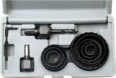 Produktbild von Kronenbohrer, Satz zu 11 Stück, max. Bohrtiefe 25mm
