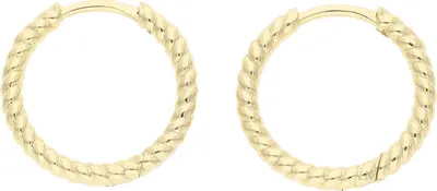 Produktbild von JuwelmaLux Creolen 925 Silber Gold plattiert JL39-06-0714