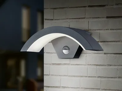 Produktbild von Trio Leuchten - Moderne halbrunde Außen Wandleuchte anthrazit inkl. LED - Ohio I Außenbeleuchtung - Aluminium Rund - I (nicht austauschbare) LED