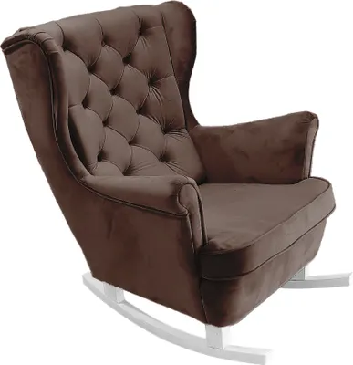 Produktbild von DomoHome Relaxsessel Armlehnensessel Armlehnen Fernsehsessel Loungesessel Polstersessel Couchsessel Armsessel Chair Wohnzimmersessel Ohrensessel | 102x81x95cm | Brown_29815