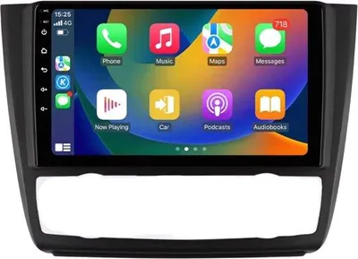 Immagine prodotto di Autoradio con Bluetooth - Carplay - Per BMW Serie 1 (E87, E81, E82, E88) (2004-2011) - Compatibile con Apple e Android - Stereo - Navigazione - Sistema di navigazione per auto - 2 GB 64 GB