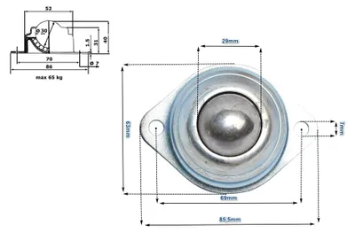 Produktbild von Kugelrolle C
