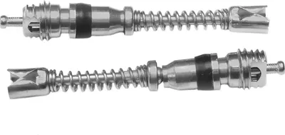 Produktbild von Ventileinsatz für Autoventil lang, silber (2er Pack)